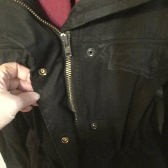 NWT We The Free Arya Utility Jacket size Medium zipper and snap closure black - Picture 2 of 9